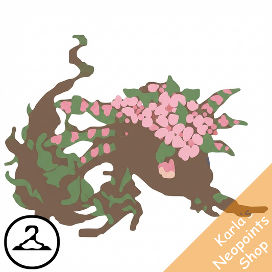 Prismatic Blossom: Blooming Woodland Koi