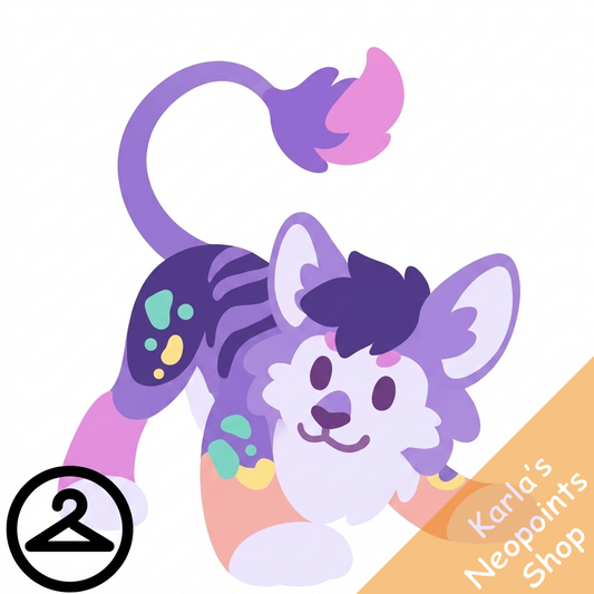 Prismatic Pastel: Adoring Rainbow Varwolf