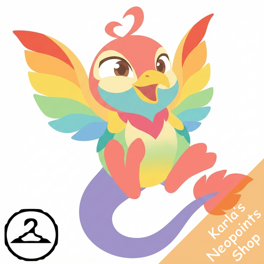 Prismatic Pastel: Adoring Rainbow Pteri