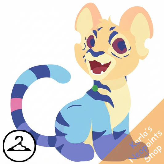 Prismatic Pastel: Adoring Rainbow Kougra