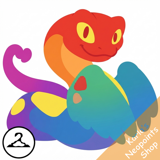 Adoring Rainbow Hissi