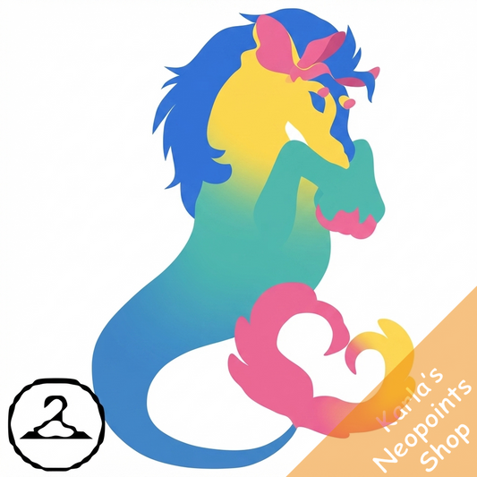 Prismatic Pansexual: Adoring Rainbow Peophin