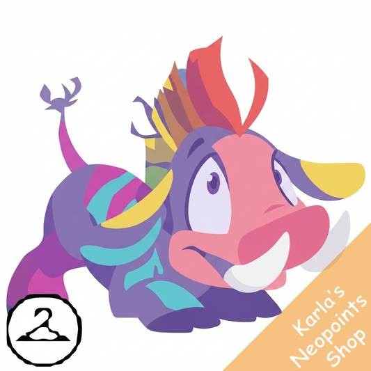Prismatic Pastel: Adoring Rainbow Moehog