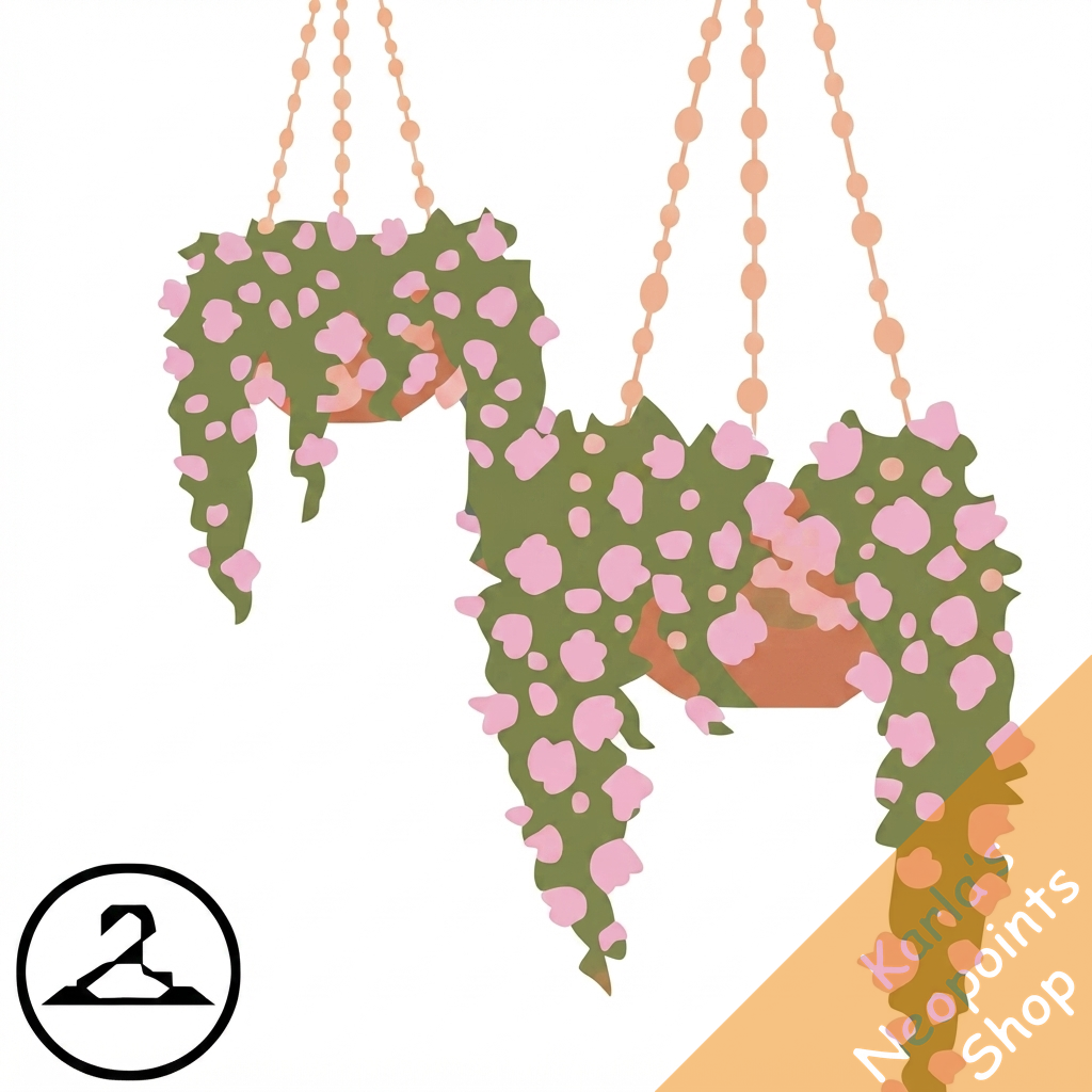 Soft Flower Baskets Garland