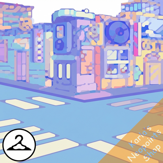 City Pop Oceanic Highway Background