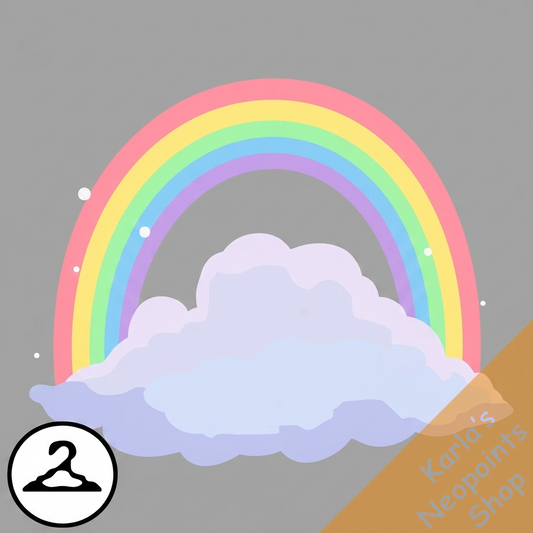 Nostalgic Rainbow Cloud Trinket