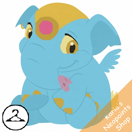 Nostalgic Blue Elephante