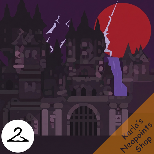 Nightmare Cloud Castle Background