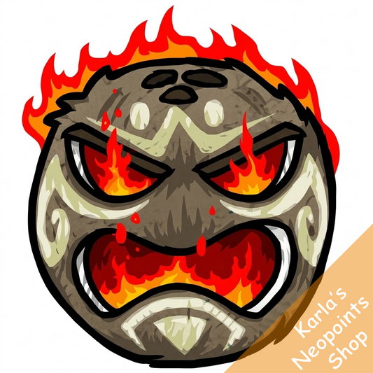Painted Evil Coconut