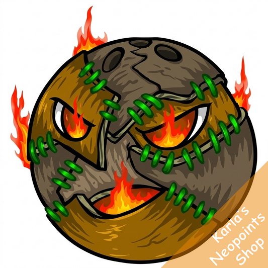 Stitched Evil Coconut